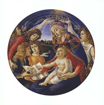 Framed Madonna of the Magnificat Print