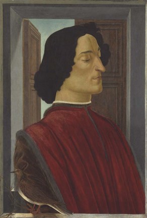 Framed Giuliano De&#39; Medici, C 1478-80 Print