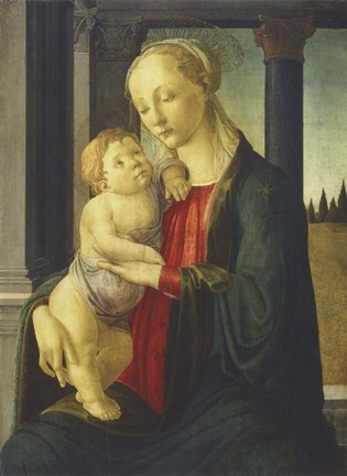 Framed Madonna and Child, 1467 Print