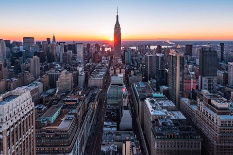 Framed Empire Sunburst Sunrise 2 Print