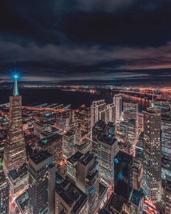 Framed San Francisco Look Down 5 Print