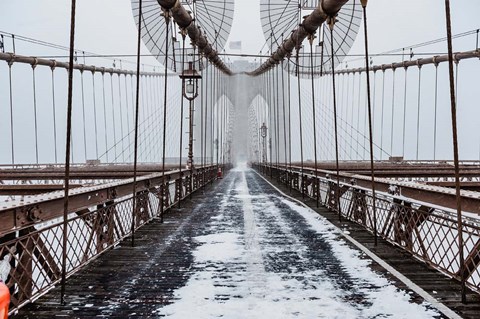 Framed Brooklyn Bridge Print