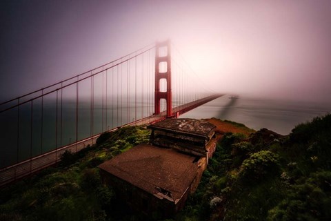 Framed White Out Print