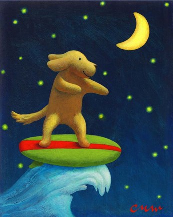 Framed Night Rider Print