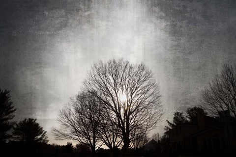 Framed Great Falls Sunset Print