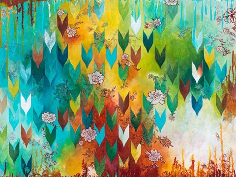 Framed Key to Happiness Print