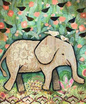 Framed Kiss for Srini Print