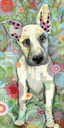 Framed Zo Zo Girl Print