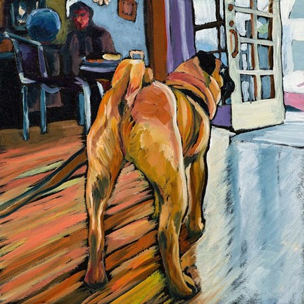 Framed Pug's View Print