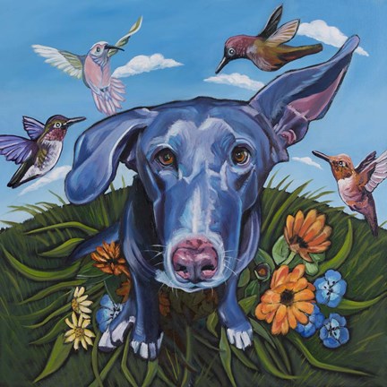 Framed Babs n' Birds Print