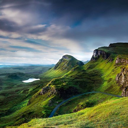 Framed Summer on the Quiraing Print