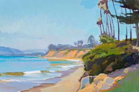 Framed Morning Light, Butterfly Beach Print