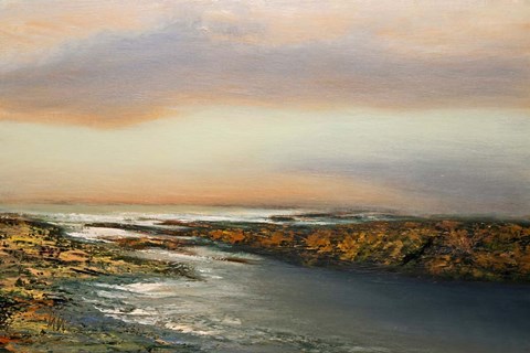 Framed Sunset Waters Print