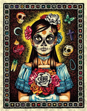 Framed Muerta Print