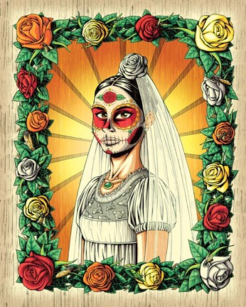 Framed Muerta Bride Print