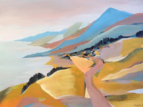 Framed Monterey to The Sea Print