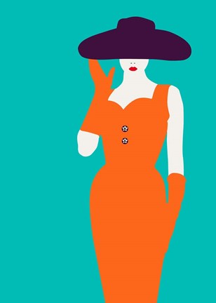 Framed Lady No. 12 Print