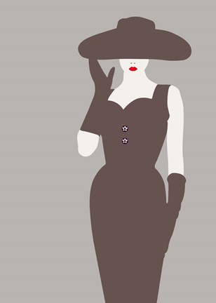 Framed Lady No. 15 Print