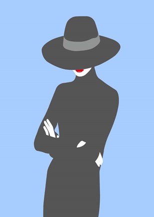 Framed Lady No. 2 Print