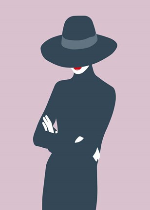 Framed Lady No. 3 Print