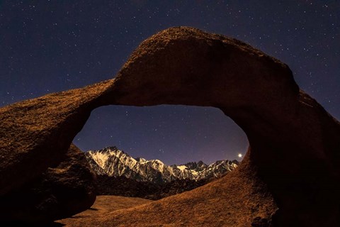 Framed Venus Through Mobius Arch Print
