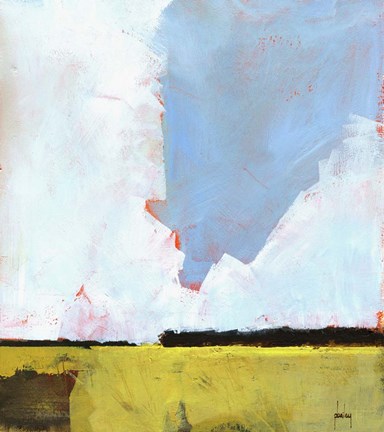 Framed Barley Field Print