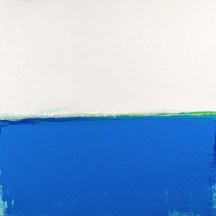 Framed Open Blue Print