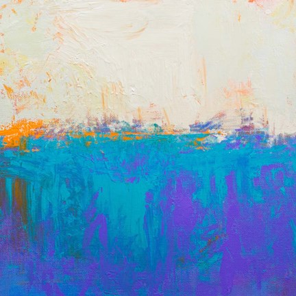 Framed Orange Spark Print