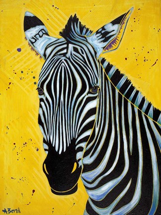 Framed Zebra Print