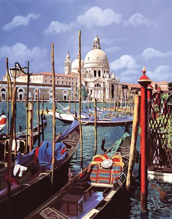 Framed Chiesa Della Salute Print