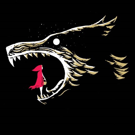 Framed What Big Teeth You Have Print