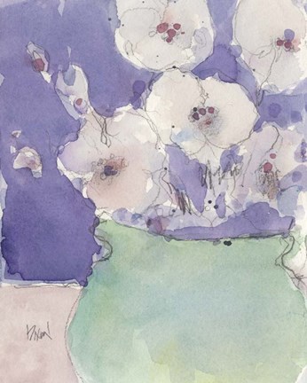 Framed Floral Objects II Print