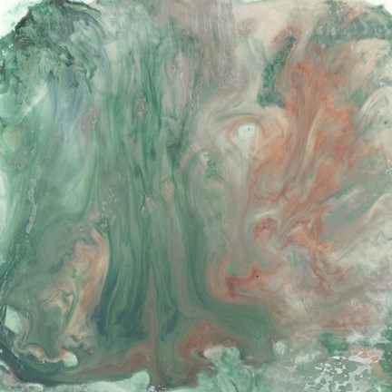 Framed Greenbriar I Print