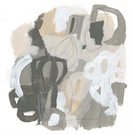 Framed Neutral Cartography I Print