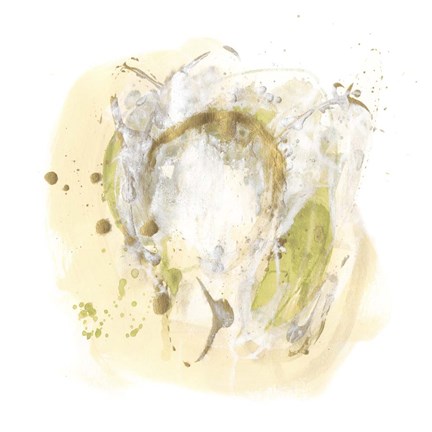 Framed Moss Gold III Print