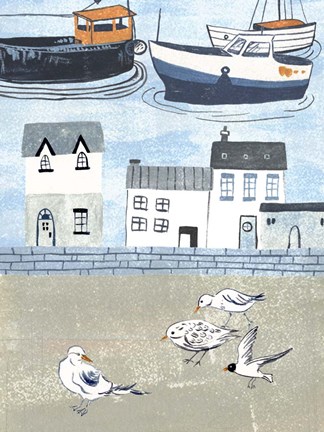 Framed Sailors Rest III Print