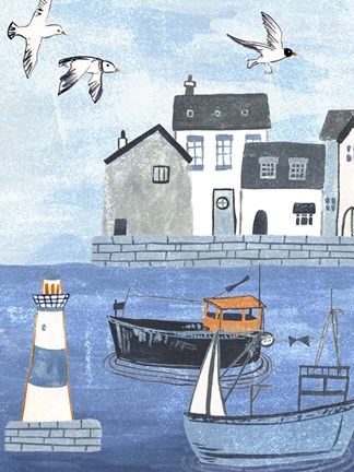 Framed Sailors Rest IV Print