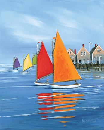 Framed Mariner&#39;s Landing Print