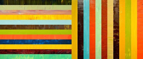 Framed Panel Abstract – Digital Compilation Print