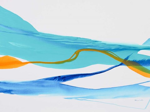 Framed Near Cold Lake Print