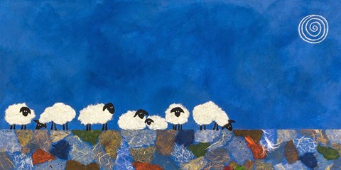 Framed Feeling Sheepish Print