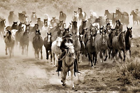 Framed Heading Home Print