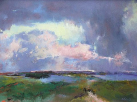 Framed Converging Storms Print