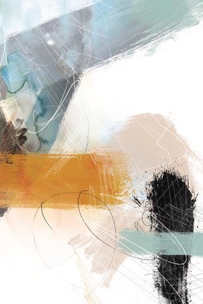 Framed Abstract Blush No. 2 Print