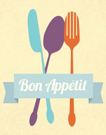 Framed Bon Appetit Print