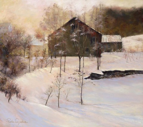 Framed Winter Peace Print