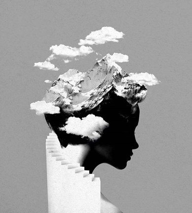 Framed It&#39;s a Cloudy Day Print