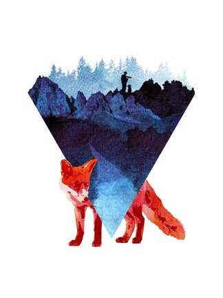 Framed Risky Road Print