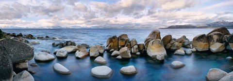 Framed Sand Harbor Print