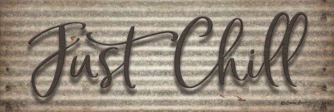 Framed Just Chill Print